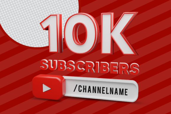 10K YouTube Subscribers 3D PSD Icon: A Comprehensive Evaluation for Content Creators