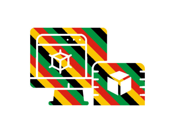 3D Design Computer Logo for Modern Brands