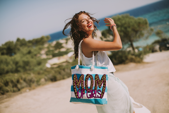 Mom of Girls: Leopard Print 3D Design for Creative Projects