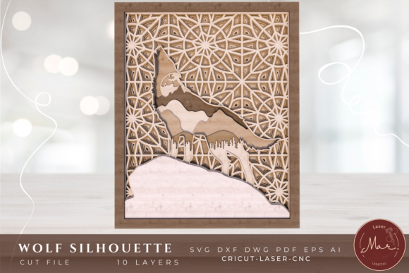 Multilayer Laser Cut 3D Wolf: A Strategic Asset for Creative Workflows