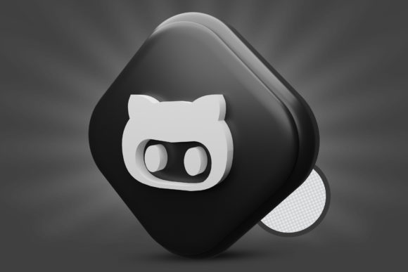 Strategic Value of the Github Icon 3D Render Premium PSD Logo