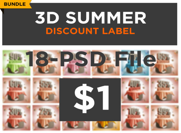 Summer Sale Discount Bundle 3D: Elevate Your Promotions